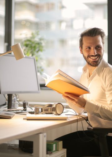 Key account manager aan het werk