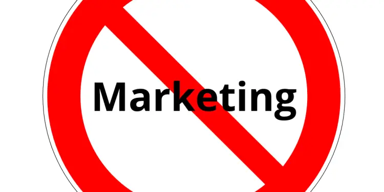 NO MARKETING